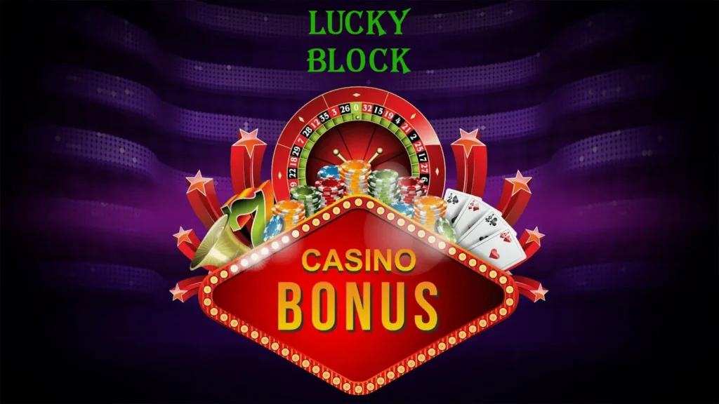 Bonuses at LUCKY BLACK CASINO