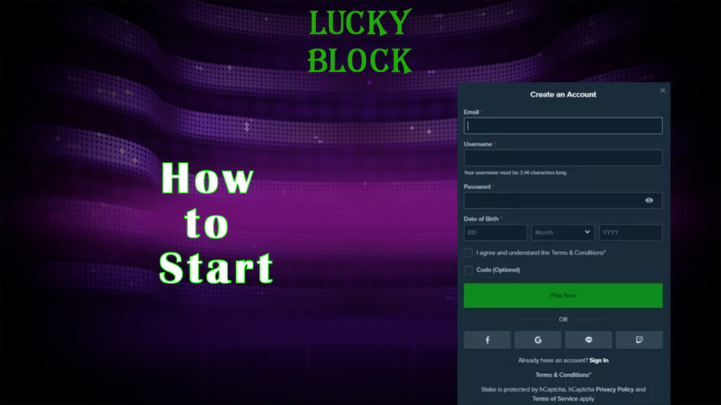 How to Start LUCKY BLOCK