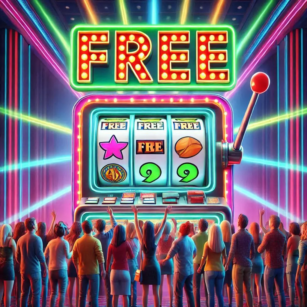 The word "free" next to LUCKY BLOCK CASINO slots