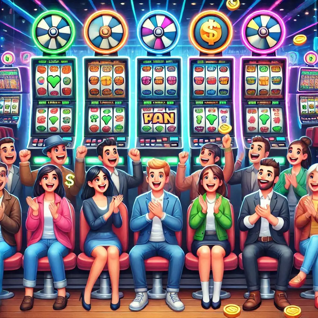 People in the LUCKY BLOCK CASINO tournament